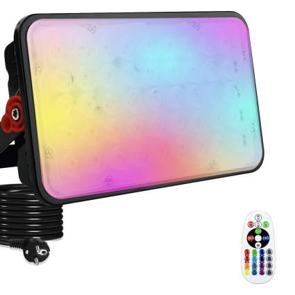 faretto led rgb per background video